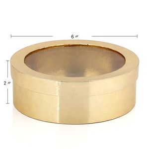 Hộp Ống Quà Tặng Sô Cô La Thực Phẩm Trong Suốt Hình Tròn Sang Trọng Tùy Chỉnh Bao Bì Có Nắp Cửa Sổ Trong Suốt - Product Image 2