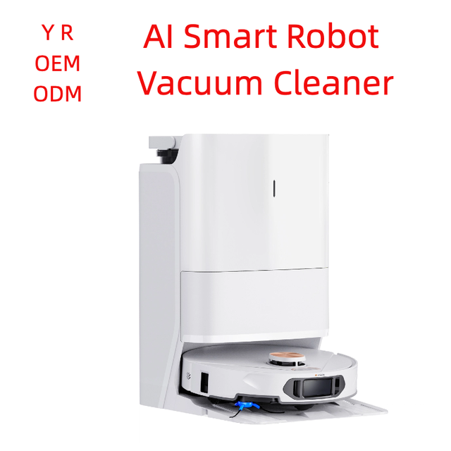 25000Pa Suction Smart Robot Vacuum Mop Combo with AI Obstacle Avoidance LDS Navigation