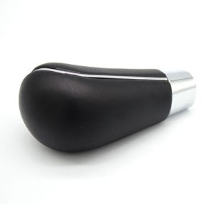 Hyundai Gear <b>Shift</b> <b>Knob</b> Automatic Black Leather Ergonomic Car Accessory - Product Image 4