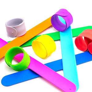 สายรัดข้อมือซิลิโคนแบบตบสำหรับใช้มือ BA ไม้บรรทัดยางกำไลเปล่าสำหรับการส่งเสริมการขาย - Product Image 3