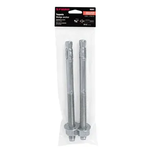 6-unità Box 2-arpione tappi 5/8X8-1/2 'feroci ancoraggio cemento borsa - Product Image 4