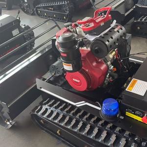 Máquina cortadora de césped con motor diésel CE EPA, máquina cortadora de césped robot con control remoto y orugas de goma para agricultura, envío gratuito - Product Image 2
