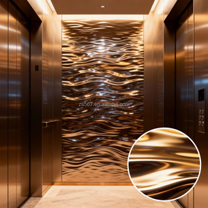 Panneau <span class=keywords><strong>mural</strong></span> en PVC de luxe finition jaune métallisé, effet miroir doré brillant, anti-traces de doigts, résistant aux rayures, pour salle de bain et entrepôt - Product Image 4