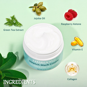 Crème Ventre Personnalisée Anti-Vergetures pour Femmes Enceintes au Thé Vert Exfoliante et Éliminatrice - Product Image 4