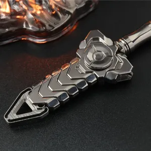 ดาบงูหางกระดิ่ง TianGe ZhangQu EDC แบบกลไกโลหะ พร้อมใบมีดคอมโพสิต 3 ใบ สำหรับหมุนเล่นด้วยปลายนิ้ว ช่วยคลายเครียด สำหรับเด็กอายุ 14 ปีขึ้นไป - Product Image 6