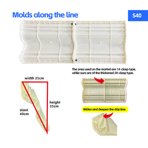 2025 <span class=keywords><strong>prix</strong></span> de gros d'usine pour la décoration extérieure de bord de toit moules en plastique d'avant-toit en béton de ménage - Product Image 4