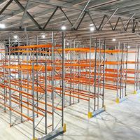 Étagères de stockage industrielles à palettes sélectives en acier à 5 niveaux Peterack PT-HD, robustes, avec protection contre la corrosion, pour entrepôt
