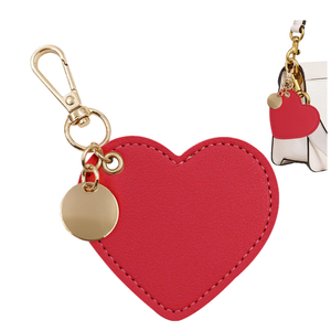 Llavero de Cuero con Forma de Corazón, Moderno, para Coche, Hogar, Bolso, Colgante, Regalo - Product Image 2