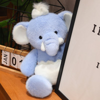 Cadeau de fête brun en peluche renard chien éléphant en peluche ours en peluche oreillers personnalisés
