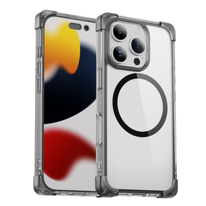 เคสใสกันเหลืองแบบไร้สายสำหรับ <span class=keywords><strong>iPhone</strong></span> 16 <span class=keywords><strong>Pro</strong></span> Max ป้องกันแรงกระแทก พร้อมแม่เหล็ก ขายส่ง - Product Image 5