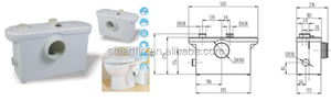 600W eaux d'égout <span class=keywords><strong>de</strong></span> toilette unité <span class=keywords><strong>de</strong></span> levage <span class=keywords><strong>broyeur</strong></span> <span class=keywords><strong>pompe</strong></span> - Product Image 3