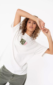 <span class=keywords><strong>Camiseta</strong></span> Personalizada <span class=keywords><strong>con</strong></span> Estampado Gráfico para <span class=keywords><strong>Mujer</strong></span> - <span class=keywords><strong>Camiseta</strong></span> Extra Grande 100% Algodón <span class=keywords><strong>con</strong></span> Estampado de Letras en la Espalda, OEM/ODM por Fábrica de Ropa de China - Product Image 5