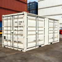Conteneur maritime 20 pieds 20GP à double porte latérale, certifié ISO, personnalisable pour le chargement logistique de marchandises