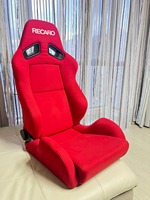 Sièges baquet de course de luxe NOIRS en fibre de carbone et PVC, design sportif réglable et confortable pour la modification
