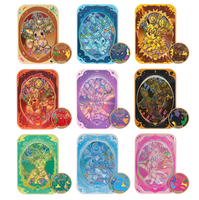 Coffret Cadeau Accessoires de Collection Pokémon Eevees Chinois Très Demandé avec Carte à Collectionner Anime Booster Terastal Gathering de 17,5 Cartes