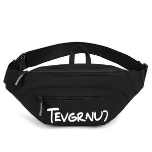 Tevgrnu7 Men's Waist <b>Bag</b> Off <b>White</b> Black Letter Print Oxford Cloth Portable Leisure Travel <b>Crossbody</b> <b>Bag</b> Spring 2025 - Product Image 5
