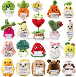Funny Positive <b>Bee</b> Mini Crochet <b>Bee</b> with Positive Affirmations Card for Inspirational Novelty <b>Gifts</b> Party Home Decor Ornaments - Product Image 6