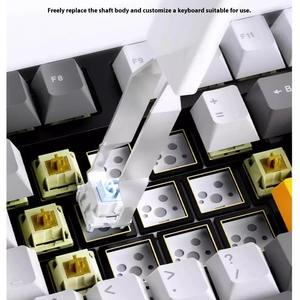 คีย์บอร์ดกลไก Ak35i V3 Avocado Switch Tri-mode พร้อมหน้าจอ Rgb Diy รุ่น Ak35i V3 Avocado Switch (สีเทา-เบจ-ส้มจากโรงงาน) - Product Image 6