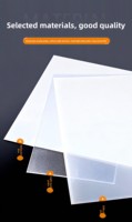 Placa de Guía de Luz LED Acrílica Cuadrada con Patrones de Mármol y Grietas de Hielo Personalizables