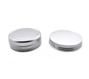 Expédition immédiate - Pot cosmétique en aluminium de 2 oz, qualité alimentaire, avec bouchon à vis fileté, hermétique, pour parfum, crème pour le visage, huile essentielle - Usine - Product Image 5