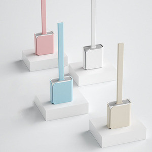 Juego <span class=keywords><strong>de</strong></span> <span class=keywords><strong>cepillo</strong></span> limpiador <span class=keywords><strong>de</strong></span> inodoro montado en la pared con soporte <span class=keywords><strong>Cepillo</strong></span> <span class=keywords><strong>de</strong></span> inodoro <span class=keywords><strong>de</strong></span> silicona <span class=keywords><strong>de</strong></span> cerdas flexibles para limpieza <span class=keywords><strong>de</strong></span> <span class=keywords><strong>baño</strong></span> - Product Image 2