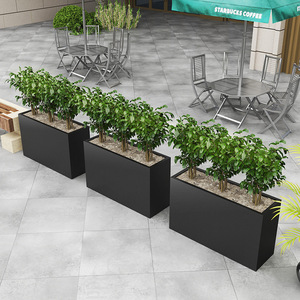 Maceta de Fibra de Vidrio Ecológica de Diseño Clásico Europeo, Maceta Redonda de Piedra Arenisca para Exteriores/Interiores, para Jardín, Hotel, Uso en Interiores - Product Image 3