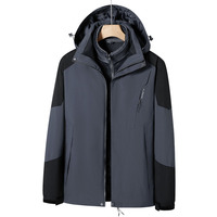 Veste d'extérieur 3 en 1 de qualité supérieure, logo personnalisé, imperméable, polaire, sourcing unique, coupe-vent technique, parka de sport, 6XL