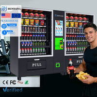 Distributeur automatique intelligent RUNYANG personnalisé avec écran tactile 22 pouces, options de paiement multiples, capacité de 800 à 900 unités