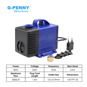 Motore Mandrino G-Penny 3.7KW ER20 D100 220V/380V Raffreddato ad Acqua Tipo Bullet con Inverter H100 4KW, Pompa Acqua, Kit Staffa - Product Image 6
