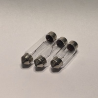 Ampoule Festoon T11 C5W 12V5W SV8.5 Ampoule Incandescente Transparente pour Accessoires de Voiture