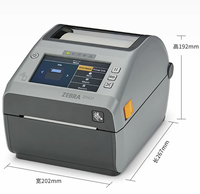 Printer Thermal Industri Zebra ZD621R UHF RFID 300DPI Antarmuka USB Siap Pakai SDK untuk Tag Perhiasan Pakaian Stok Garansi 1 Tahun