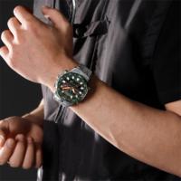 NAVIFORCE NF9234 9234 jam tangan pria, jam tangan pria anti air bercahaya merek tren asli LCD Analog Digital kuarsa