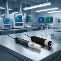 Sonde de pH analogique intelligente en ligne pour le traitement des eaux usées industrielles, capteur d'électrode de pH du sol, OEM OBM ODM, précision 1% FS, garantie 12 mois