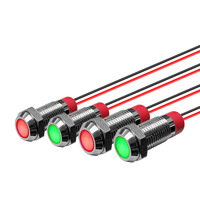 Maßgefertigte 12V LED-Warnleuchte in Gelb, Rot und Blau, Notfall-Stroboskop-Blitzleuchte für Baufahrzeuge