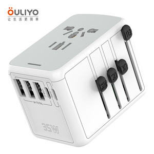 Uliyo PD 35W Desktop Charger 2 Type-<b>C</b> Ports Fast Charging For Mac Book Air Tablet Phone Universal <b>USB</b>-<b>C</b> <b>Adapter</b> - Product Image 2