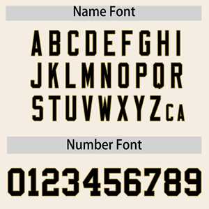 Maillot de softball personnalisé à rayures crème et or vieilli, manches raglan, authentique, à deux boutons - Product Image 3