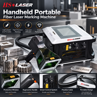 Machine de marquage laser à fibre portable 20W 30W 50W, mini graveur laser portatif pour le marquage de métal, plastique, codes QR et logos
