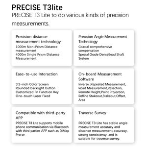Station totale GPS PRECISE Lite High 2'' avec indice de protection IP54 et grossissement 30x pour l'ingénierie civile et la topographie Lite High P - Product Image 6