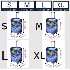 ผ้าคลุมกระเป๋าเดินทางพิมพ์ลาย<span class=keywords><strong>2022</strong></span>ฟุตบอลอาร์เจนตินาผ้าคลุมกระเป๋าเดินทางเปล่าซับลิเมชันผ้าสแปนเด็กซ์ - Product Image 5