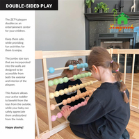 Parc de jeu pour bébé en bois Montessori moderne, extensible, écologique et sécurisé, utilisable comme barrière de sécurité pour chambre et salon