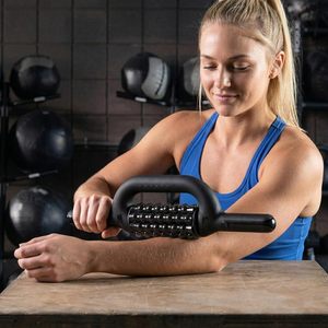 Vente directe d'usine de rouleaux de massage fascia rechargeables par USB, un appareil de massage pour soulager les douleurs aux pieds et aux jambes. - Product Image 3