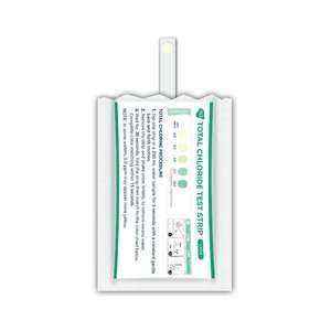 Kit de prueba de agua de uso doméstico de cloro total para piscina y agua potable con 1 tira por bolsa - Product Image 4