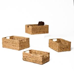 Cestas de Almacenamiento Rectangulares Vintage Hechas a Mano con Jacinto de Agua, Ecológicas y Duraderas para Juguetes, Ropa y Libros, Venta al por Mayor desde Vietnam - Product Image 4