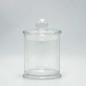 Lưu trữ chai thủy tinh & lọ thực phẩm lưu trữ container với kính kín nắp borosilicale rõ ràng lọ thủy tinh nhà nến Jar - Product Image 6