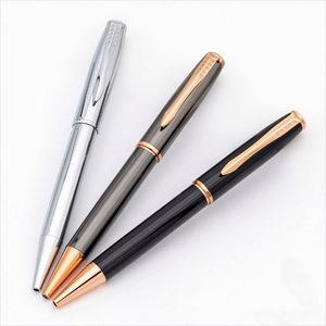 Custom Logo 1.0mm Black Ballpoint <b>Pen</b> High-End Metal Design for Business Office School Promotions Customizable Business <b>Pens</b> - Product Image 3