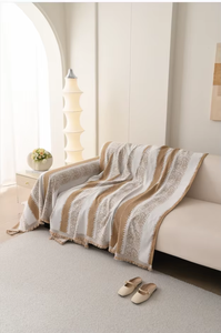 Juego Completo de Fundas de Sofá de Terciopelo Estilo Europeo Moderno con Fundas Protectoras de Tela de Chenilla a Rayas para <span class=keywords><strong>Sillón</strong></span> - Product Image 4