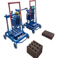 Machine à fabriquer des briques, machine électrique à fabriquer des blocs creux, petite machine mobile à briques de terre à tirage direct