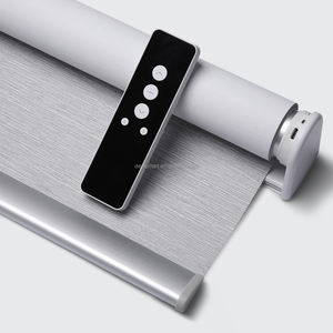 Stores occultants motorisés pour fenêtres intérieures, stores enrouleurs électriques pour la maison, télécommande automatique, 100% occultants, unis, personnalisables, style français, soleil - Product Image 3