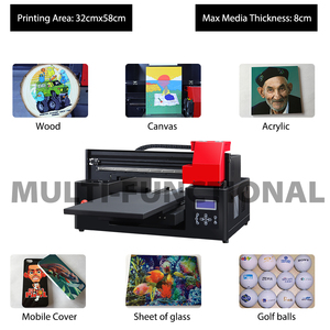 Refinecolor A3 bền máy in UV máy cho điện thoại di động Bìa Acrylic vải gỗ gốm đa chức năng máy in phun - Product Image 6
