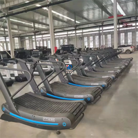 Tapis roulant incurvé YG FITNESS YG-T011-1, vente en gros d'usine, prix bas, tapis roulant manuel commercial, machine de tapis roulant commercial